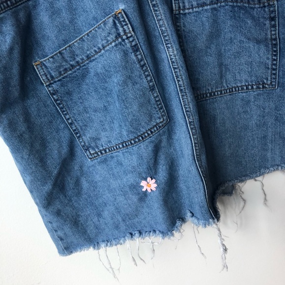🛑SOLD ASOS Denim Button Up Overall Dress - Picture 4 of 8